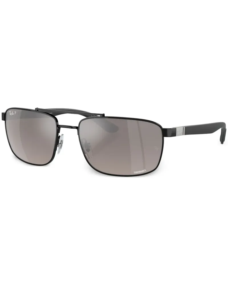 Ray Ban Chromance Sonnenbrille - Schwarz Schwarz