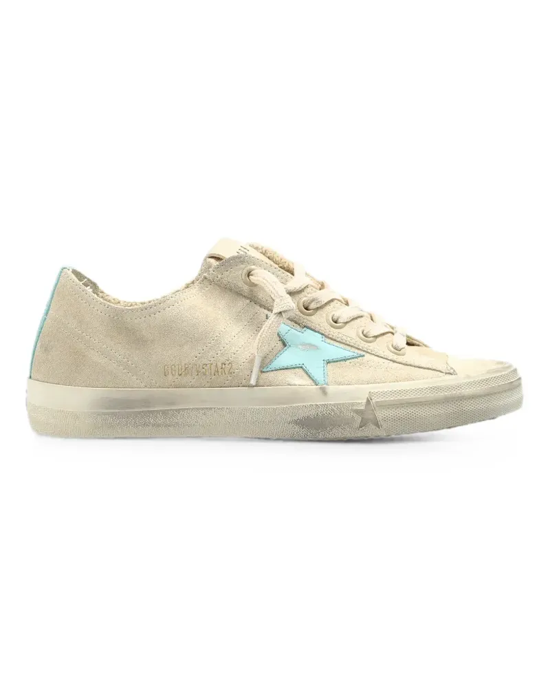 Golden Goose V-Star 2 star-patch sneakers - Nude Nude