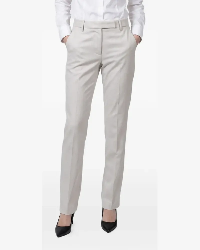 Brunello Cucinelli belt-loops trousers - Weiß Weiß