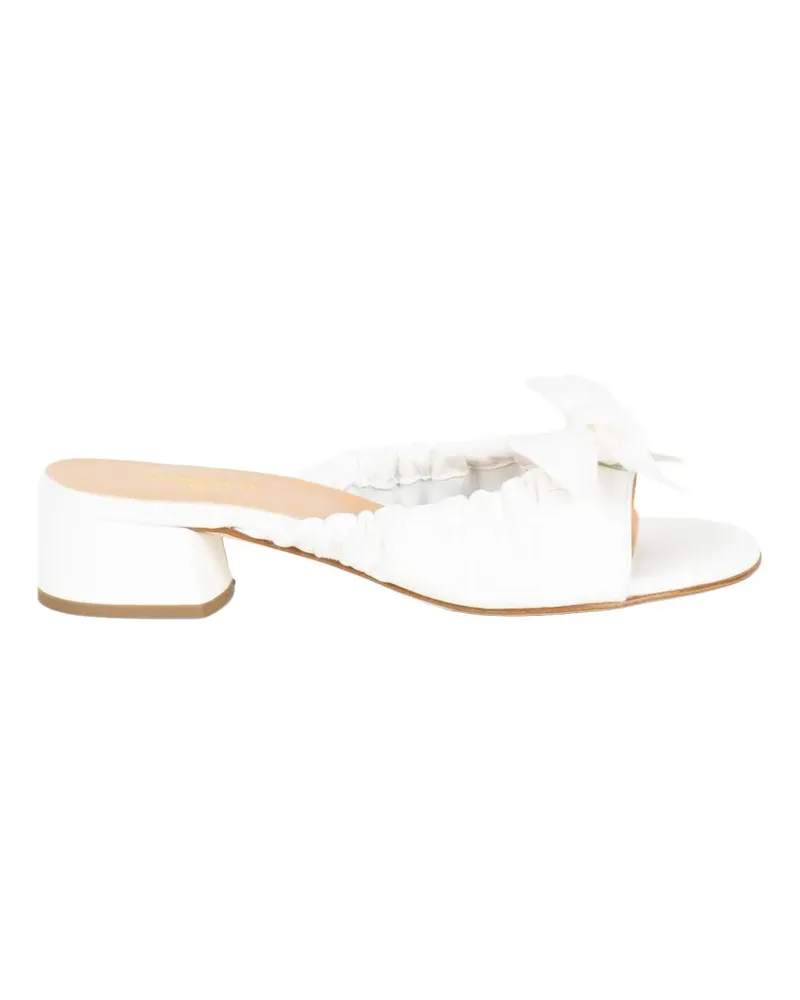 Status bow-detail heeled sandals - Weiß Weiß