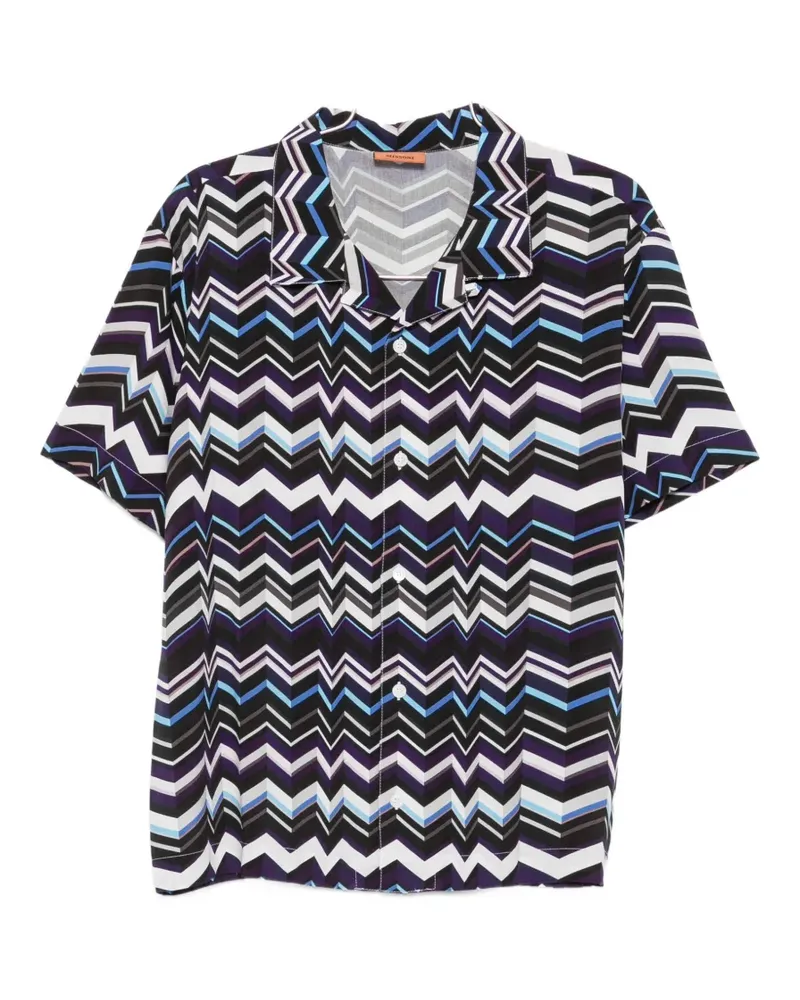 Missoni zigzag-print shirt - Schwarz Schwarz