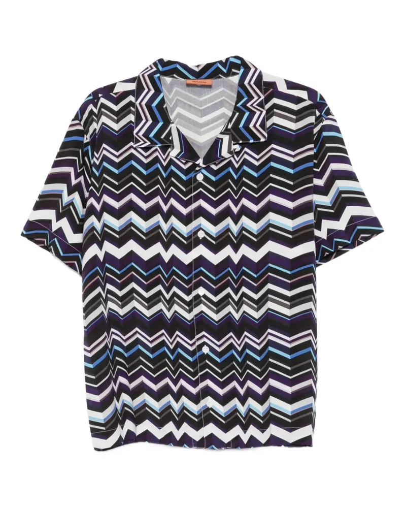 Missoni zigzag-print shirt - Schwarz Schwarz