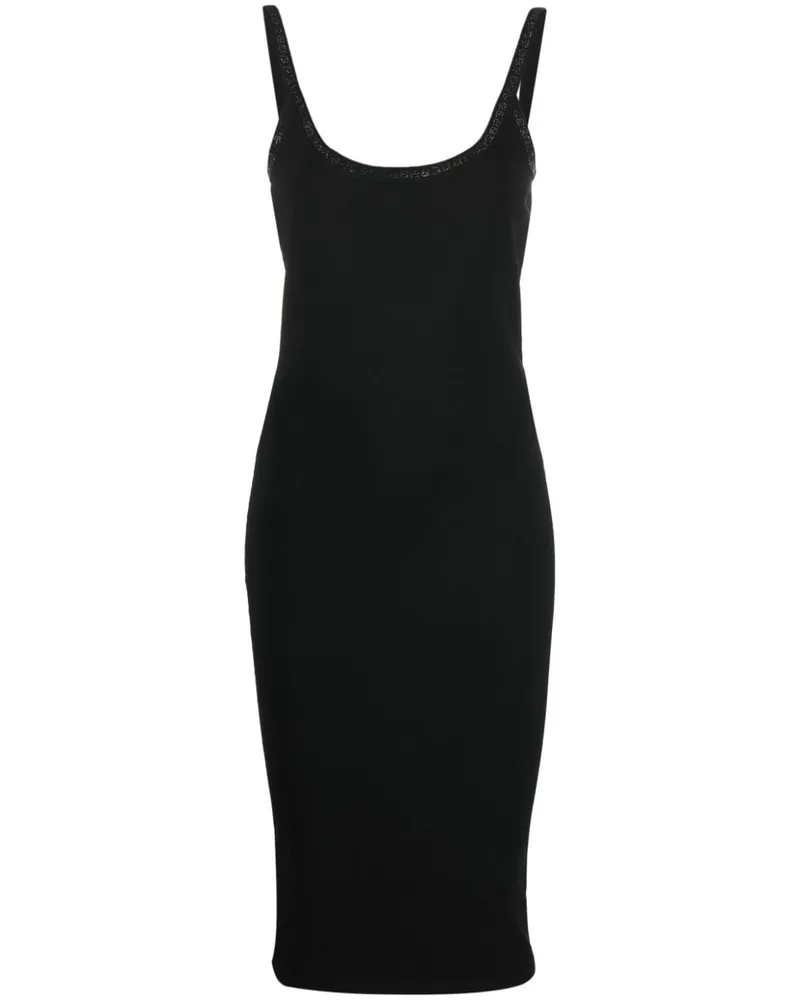 Alexander Wang Minikleid mit Kristallverzierung - Schwarz Schwarz