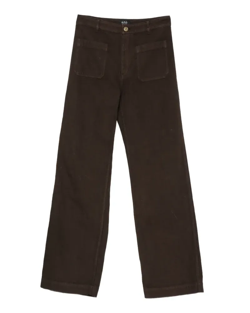 A.P.C. Jean Victoria Jeans - Braun Braun