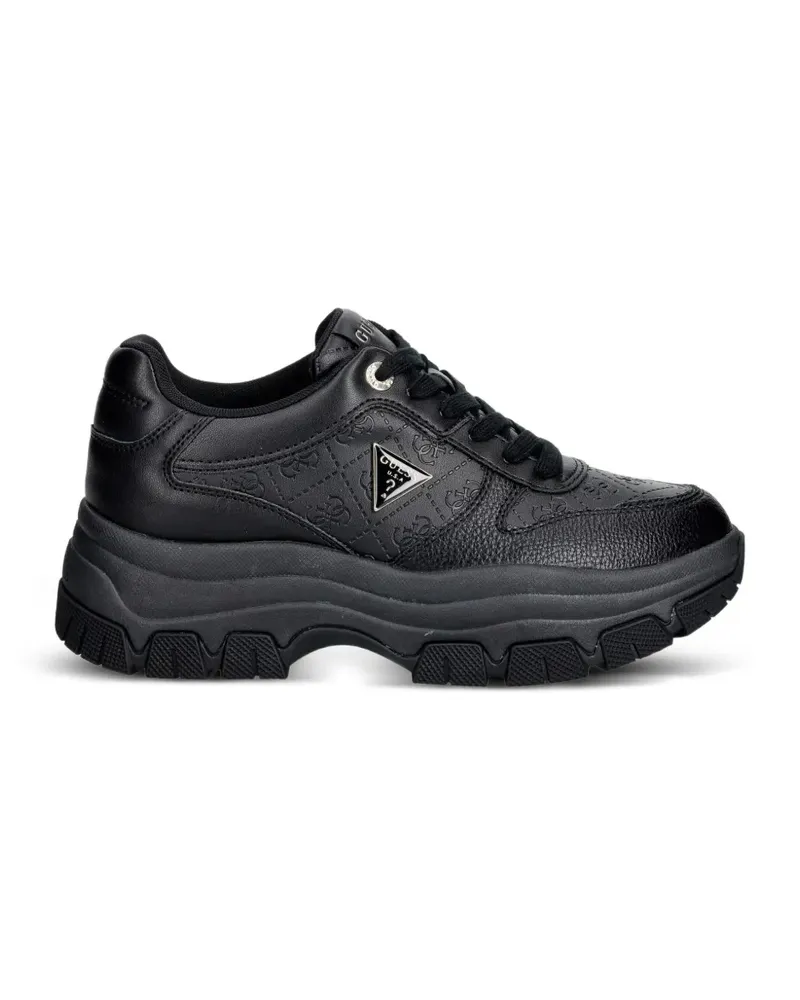 Guess Beneto Sneakers mit Logo-Prägung - Schwarz Schwarz