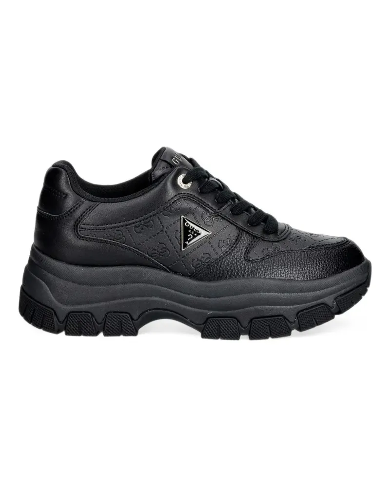 Guess Beneto Sneakers mit Logo-Prägung - Schwarz Schwarz