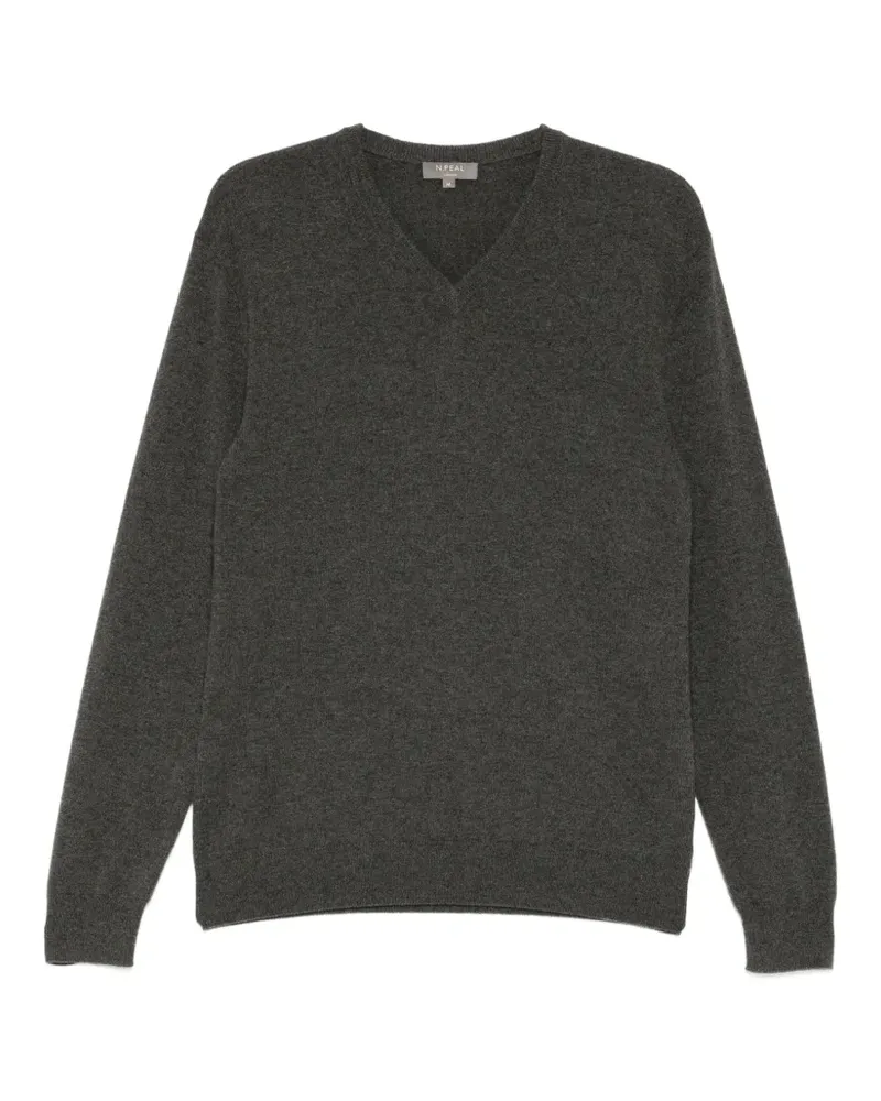 N.Peal Burlington Pullover - Grau Grau