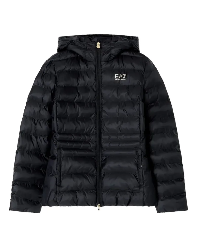 EA7 hooded jacket - Schwarz Schwarz