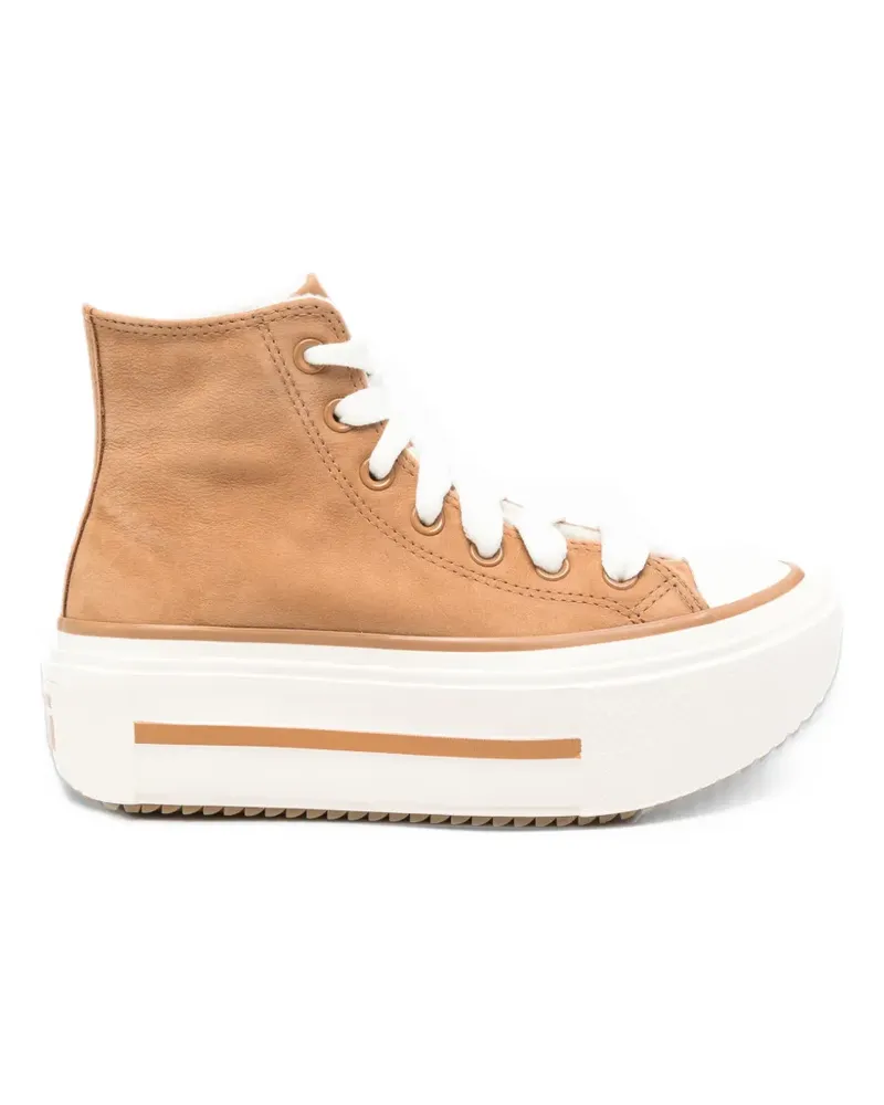 Converse Chuck Taylor All Star Sneakers mit Plateau - Braun Braun