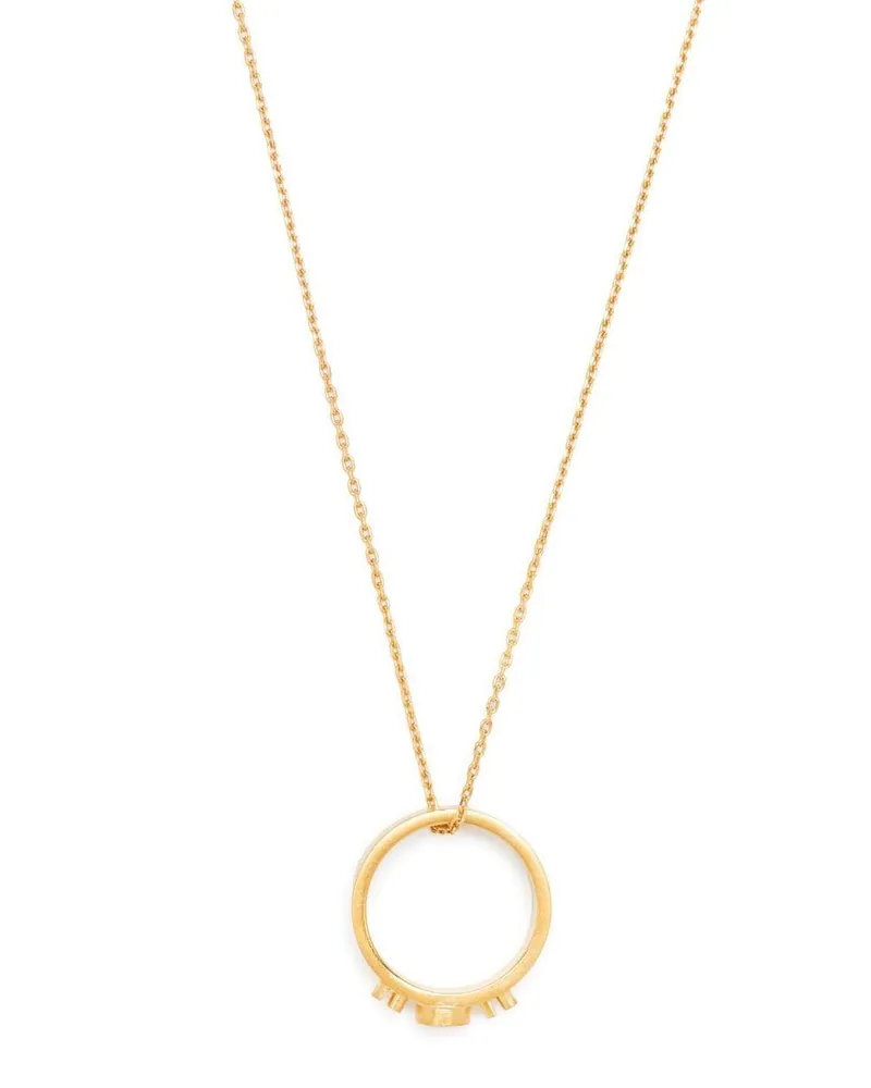 Maison Margiela Halskette mit Ringanhänger - Gold Gold