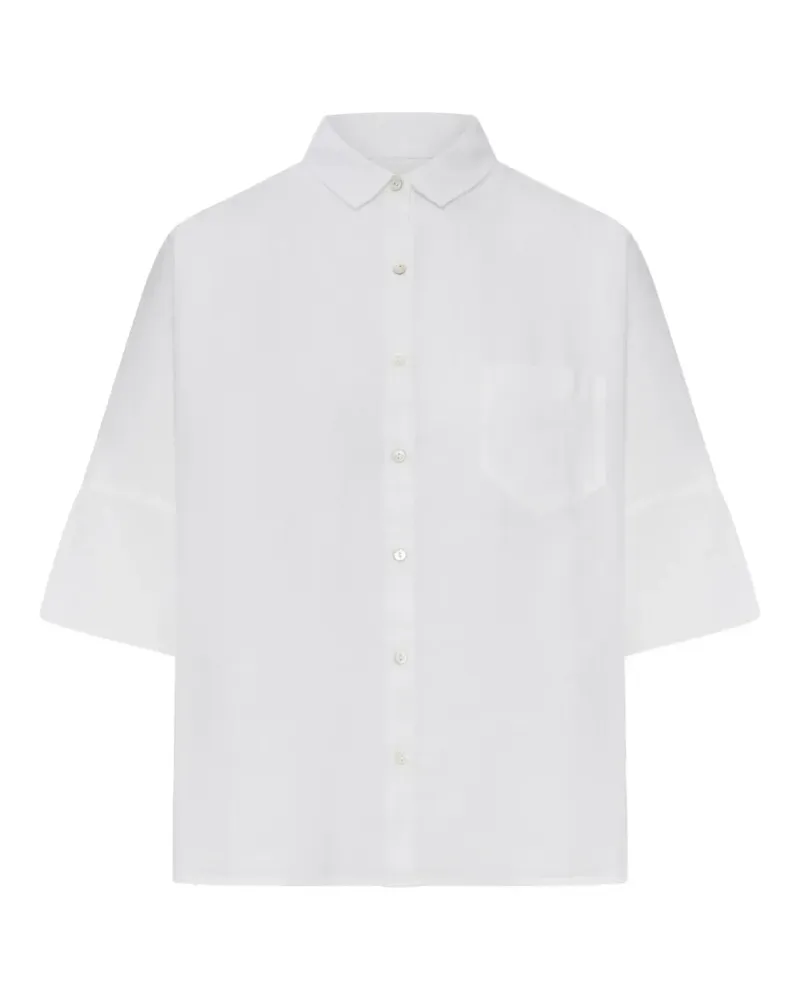 120% Lino linen shirt - Weiß Weiß