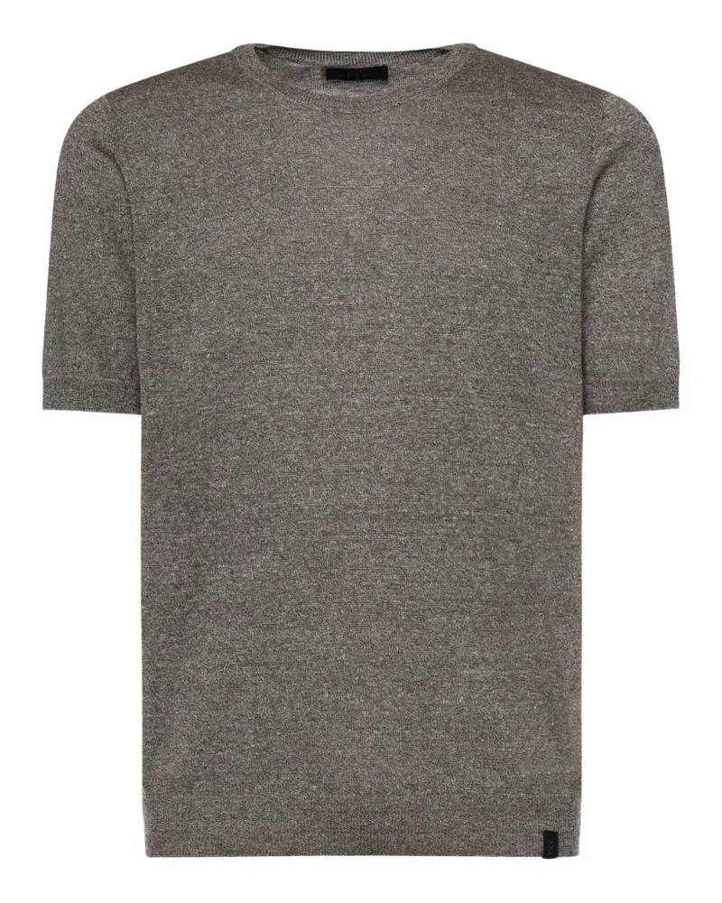 Fay Klassisches T-Shirt - Braun Braun
