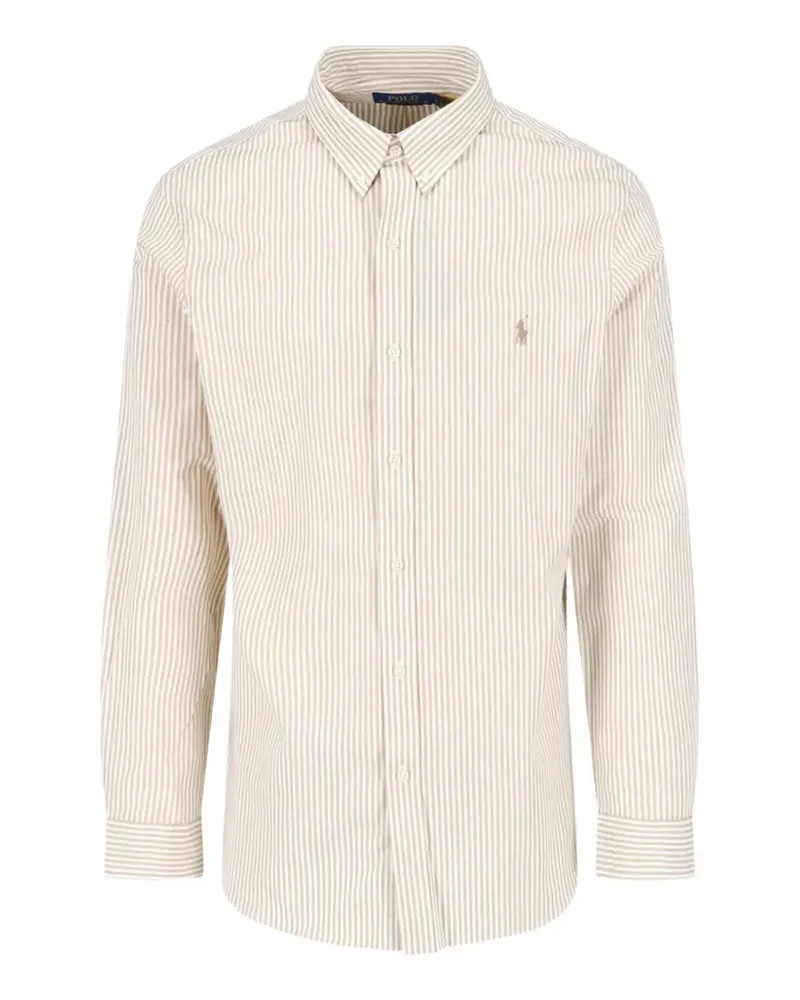 Ralph Lauren Gestreiftes Hemd - Nude Nude