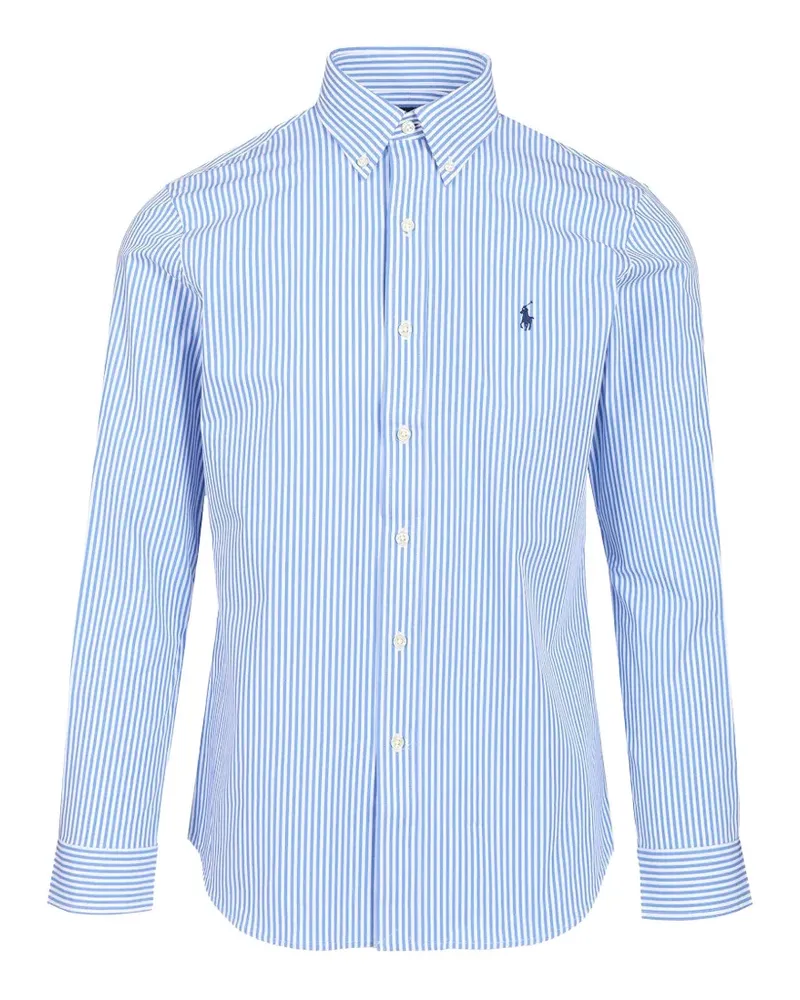 Ralph Lauren vertical-stripe button-down shirt - Blau Blau