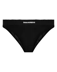 Dsquared2 Slip mit Logo-Print Schwarz