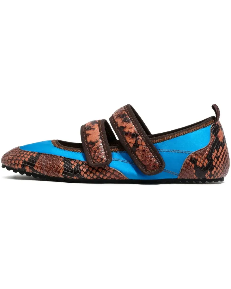 BIMBA Y LOLA Sneakerinas mit Doppelriemen - Blau Blau