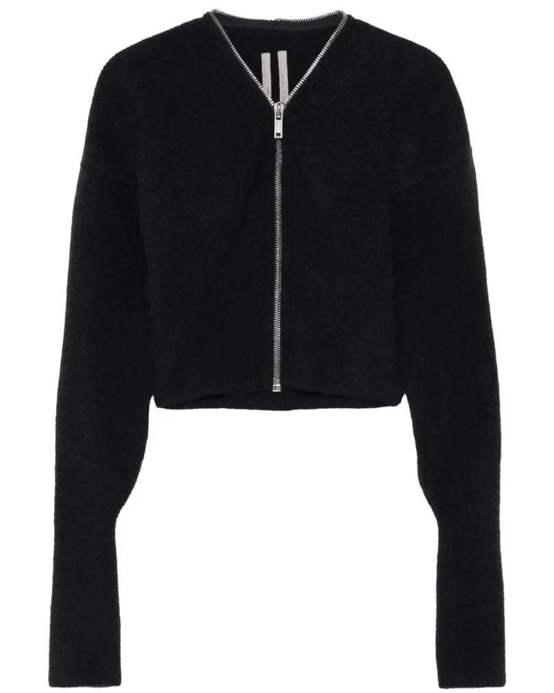 Rick Owens Fledermaus-Cardigan - Schwarz Schwarz