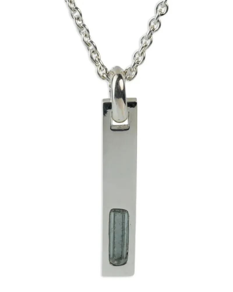Parts Of Four Plate Halskette - Silber Silber