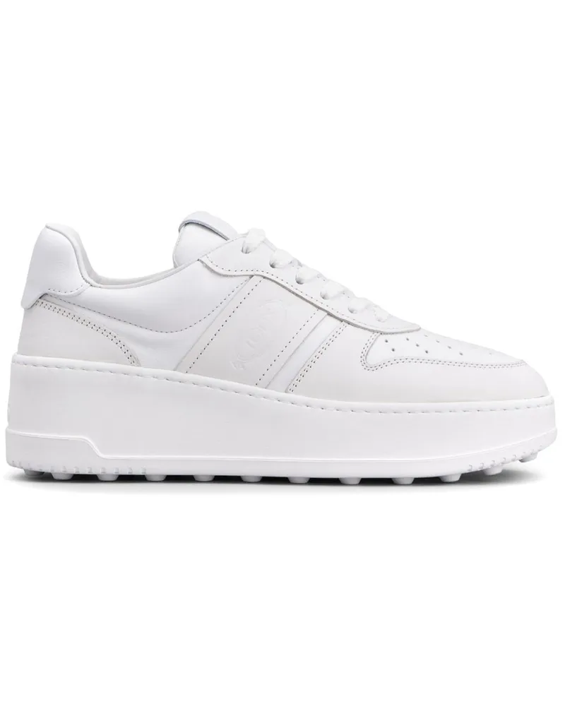 TOD'S Sneakers mit runder Kappe - Weiß Weiß