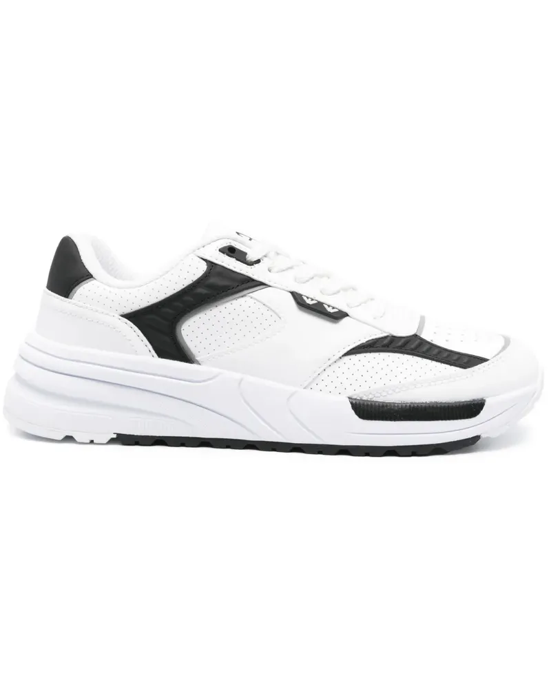 EA7 Sneakers mit Einsätzen - Weiß Weiß
