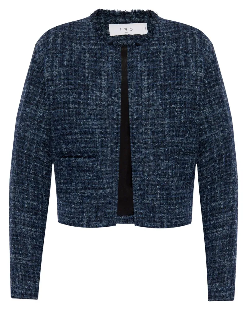 IRO Baluna Tweed-Jacke - Blau Blau
