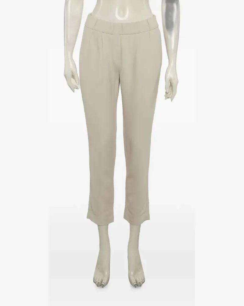 Brunello Cucinelli cropped trousers - Nude Nude