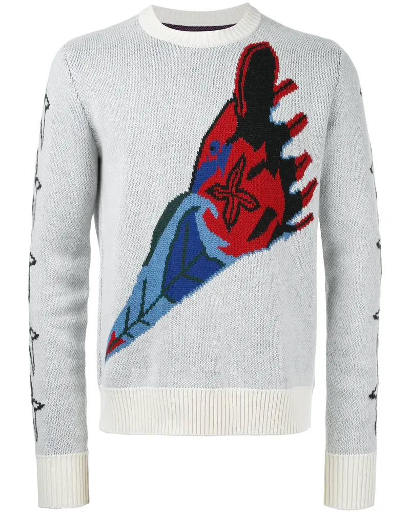 TheSoloIst Kaschmirpullover mit rundem Ausschnitt - Weiß Weiß