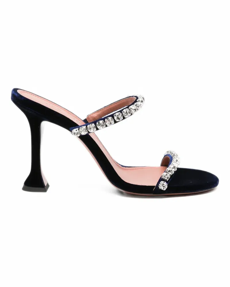 Amina Muaddi Gigi heeled sandals - Blau Blau