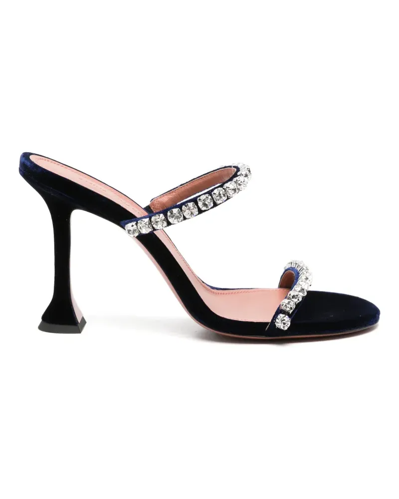 Amina Muaddi Gigi Sandalen mit Absatz - Blau Blau