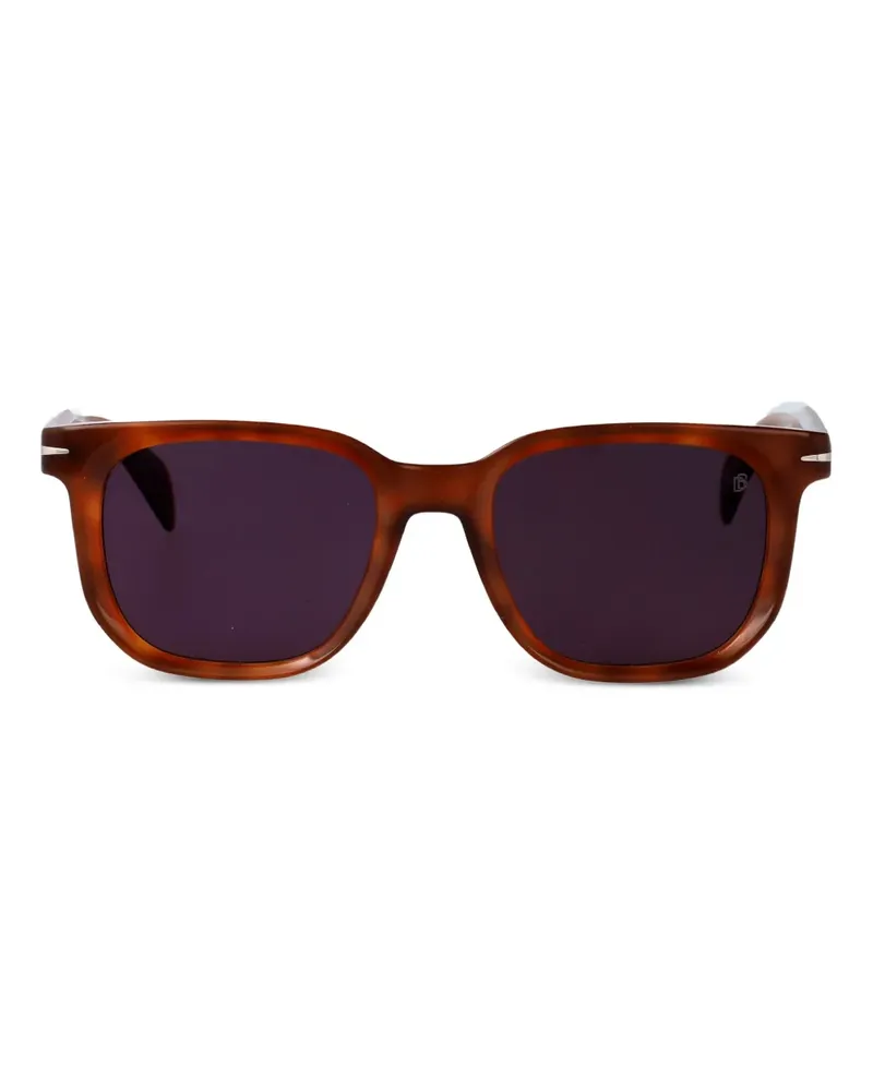 EYEWEAR by DAVID BECKHAM Sonnenbrille mit eckigem Gestell - Braun Braun