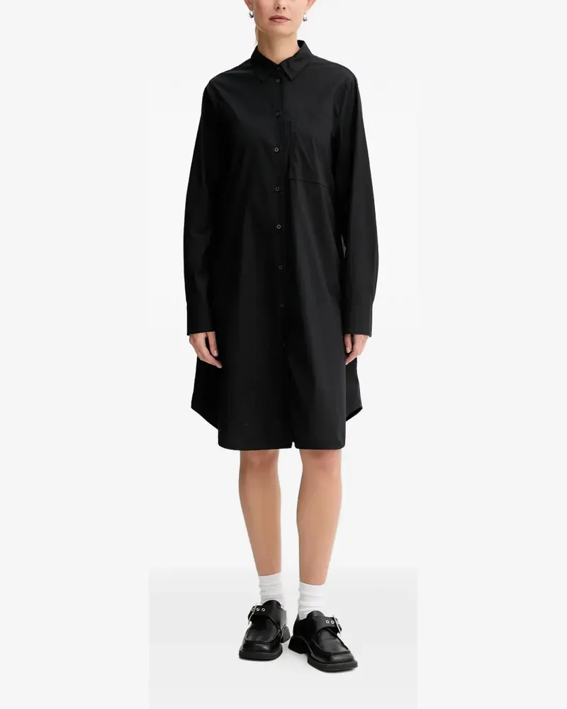 Marc O'Polo button-up mini dress - Schwarz Schwarz