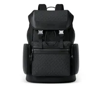 Jet Set flap-top backpack - Schwarz