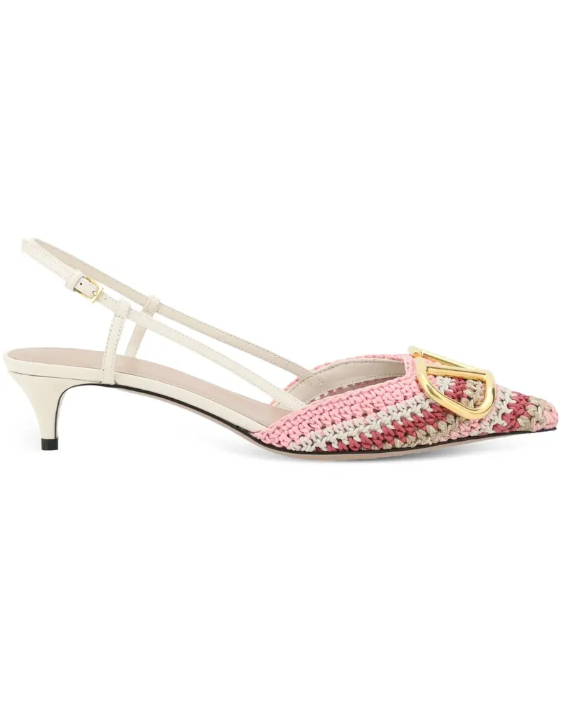 Valentino Garavani VLogo Slingback-Pumps - Rosa Rosa