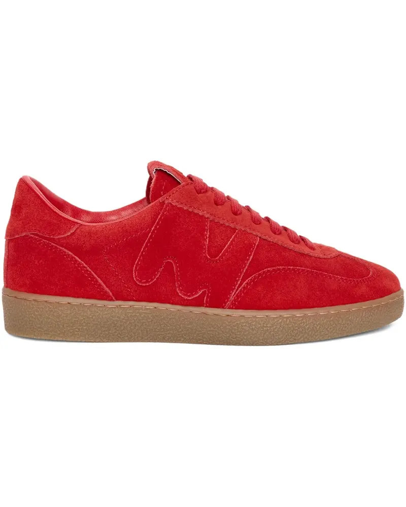 MSGM panelled suede sneakers - Rot Rot