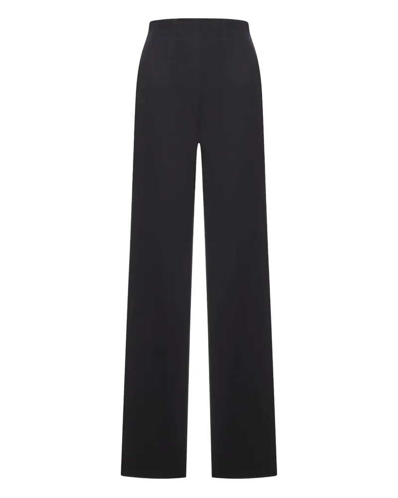 Max Mara Satira Hose mit seitlichem Streifen - Schwarz Schwarz