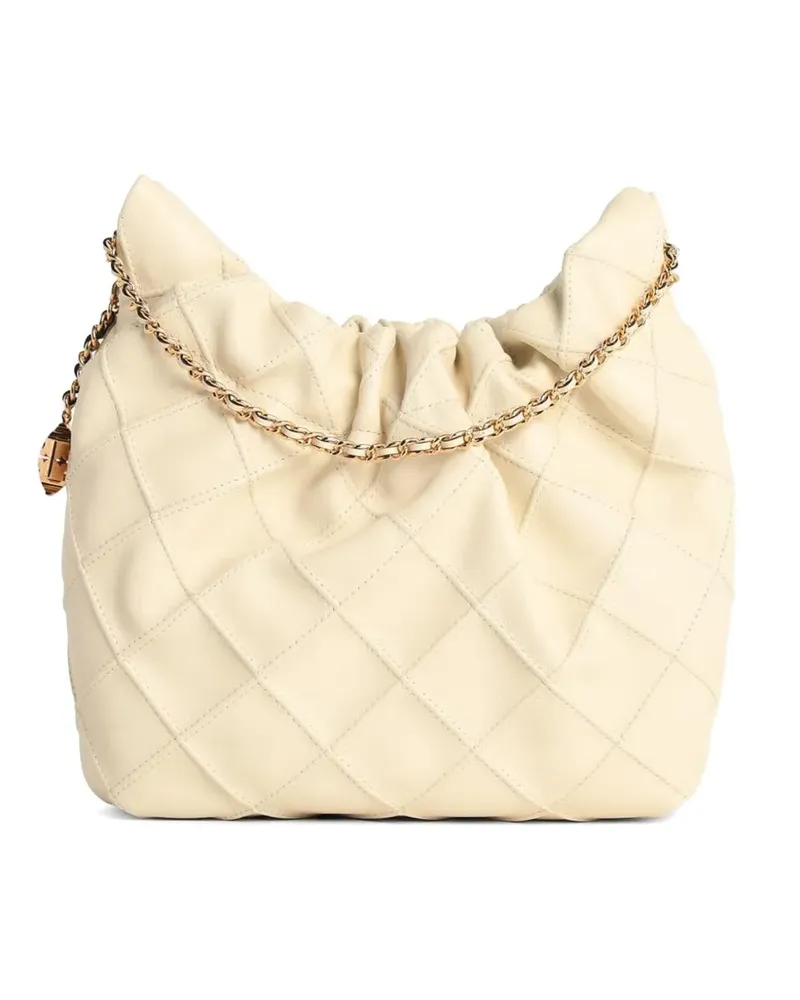 Tory Burch Mini Fleming Tote Bag mit Kette - Nude Nude