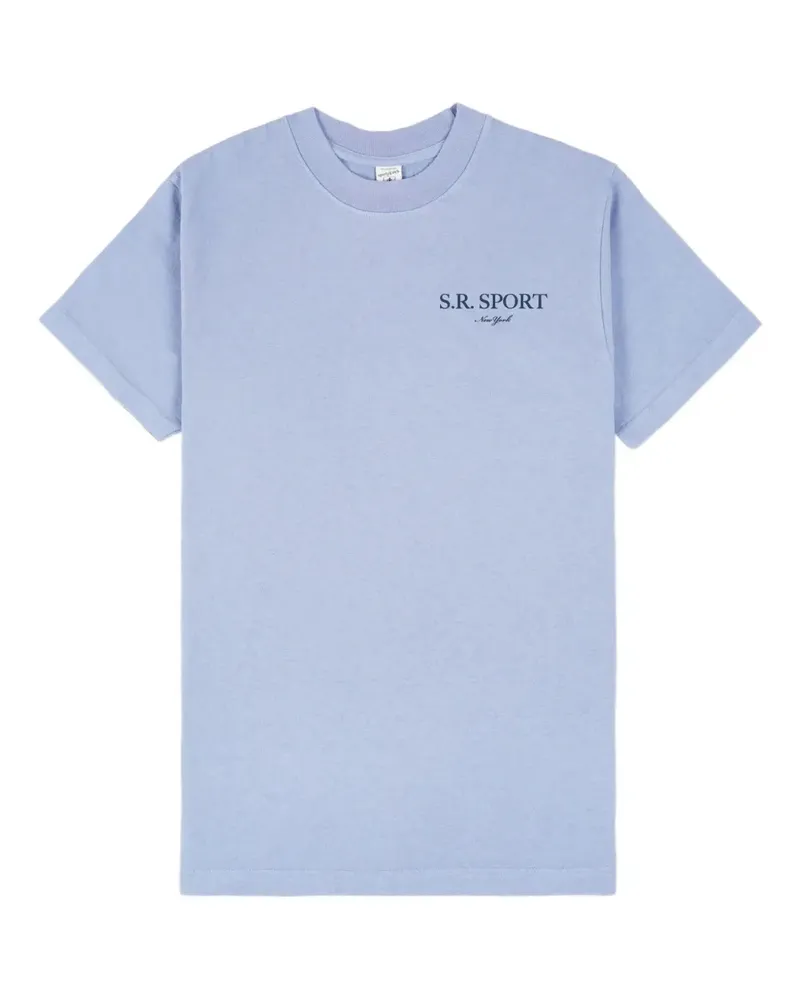 SPORTY & RICH Klassisches T-Shirt - Blau Blau