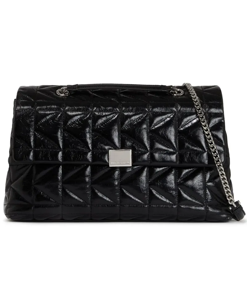 Karl Lagerfeld Große K/Kuilt Schultertasche - Schwarz Schwarz