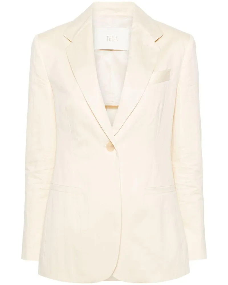 TELA Einreihiger Abelia Blazer Nude