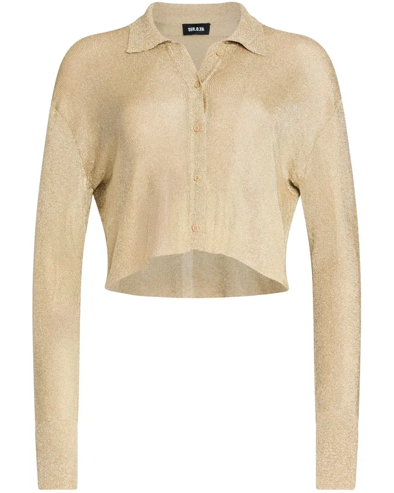 SER.O.YA Jessa Poloshirt - Nude Nude