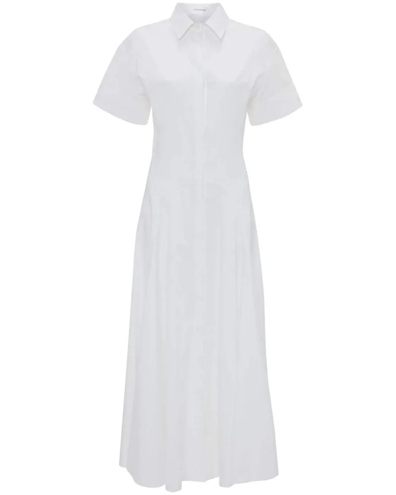 Victoria Beckham Hemdkleid mit Einsätzen - Weiß Weiß