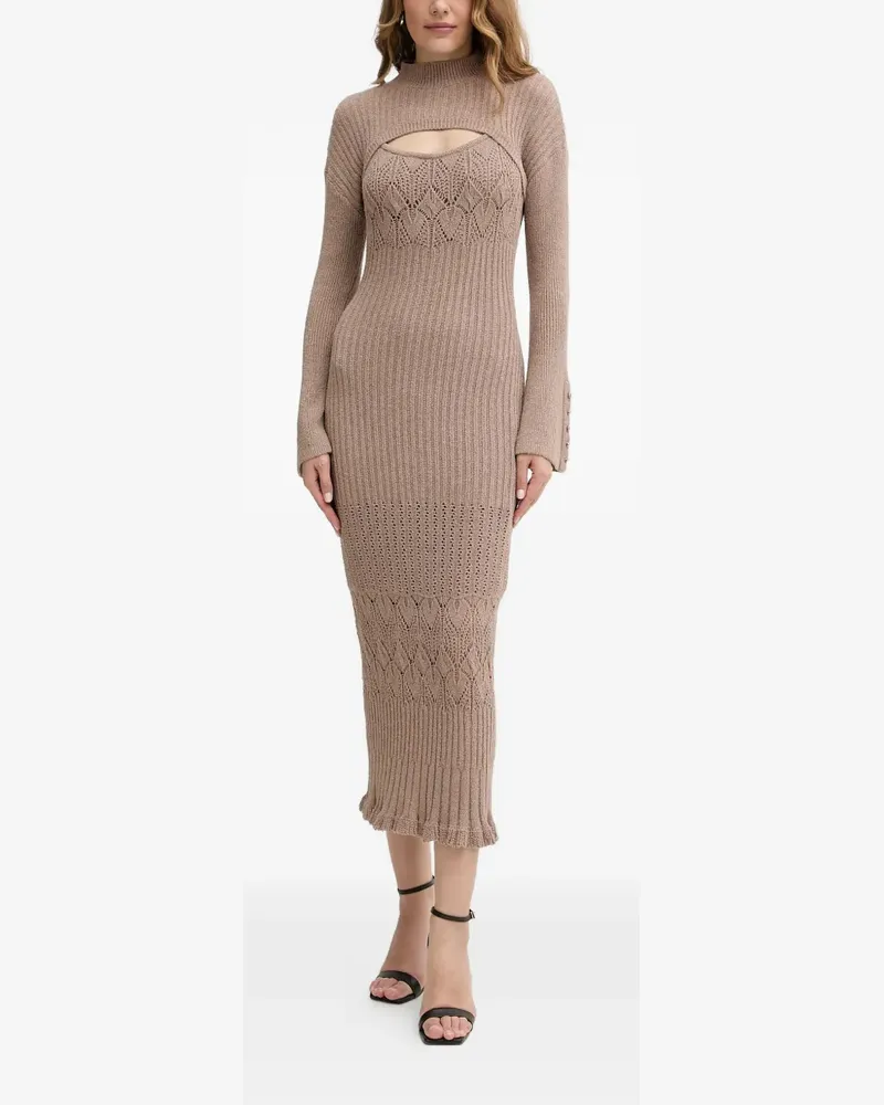 Guess Shinju midi dress - Nude Nude