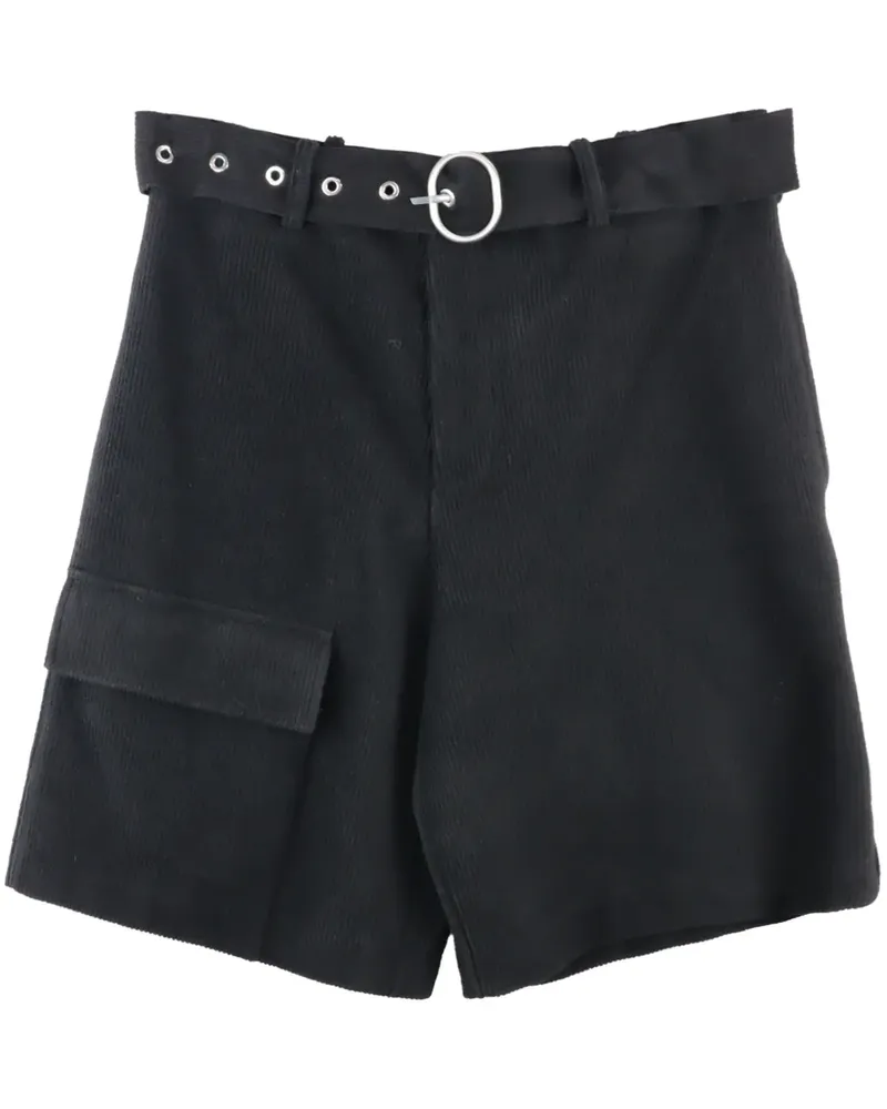 Jil Sander Bermudas mit Gürtel - Schwarz Schwarz