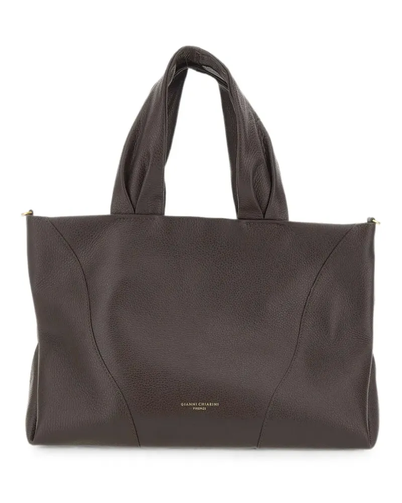 Gianni Chiarini Suria grained-leather tote bag - Braun Braun
