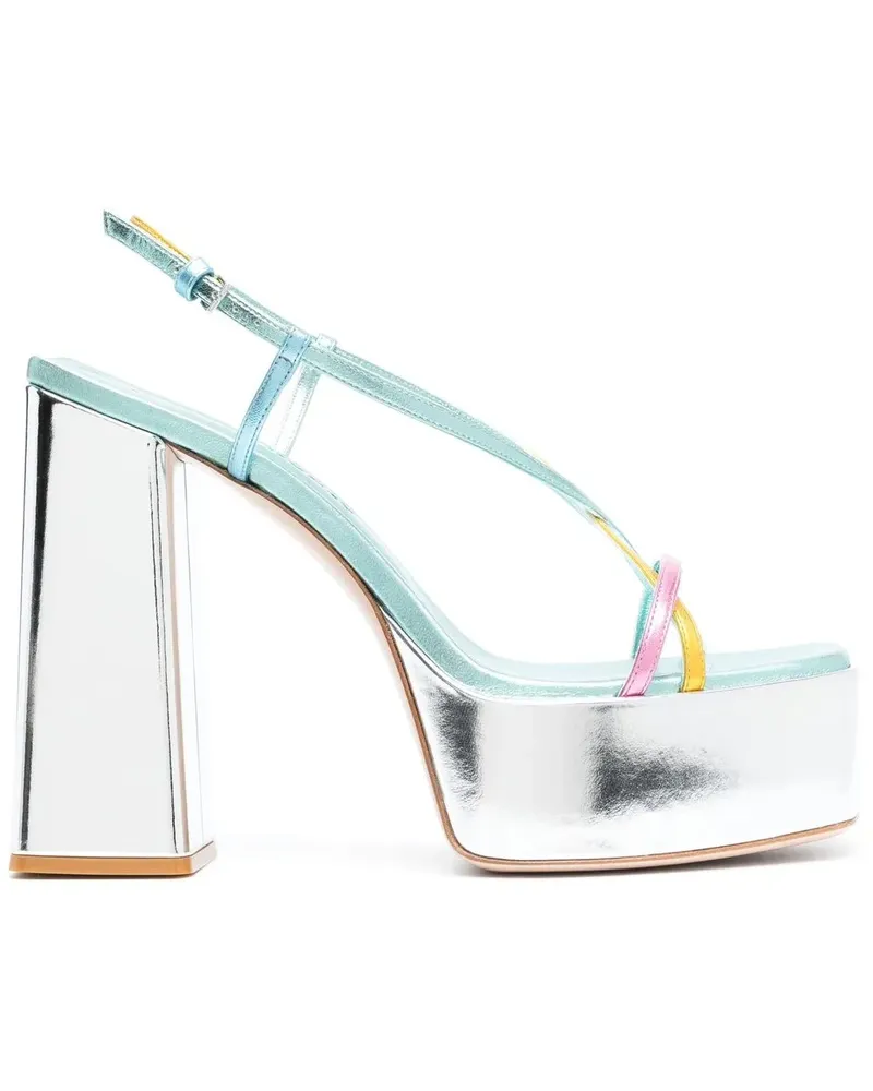 Haus Of Honey Plateau-Sandalen 135mm - Blau Blau