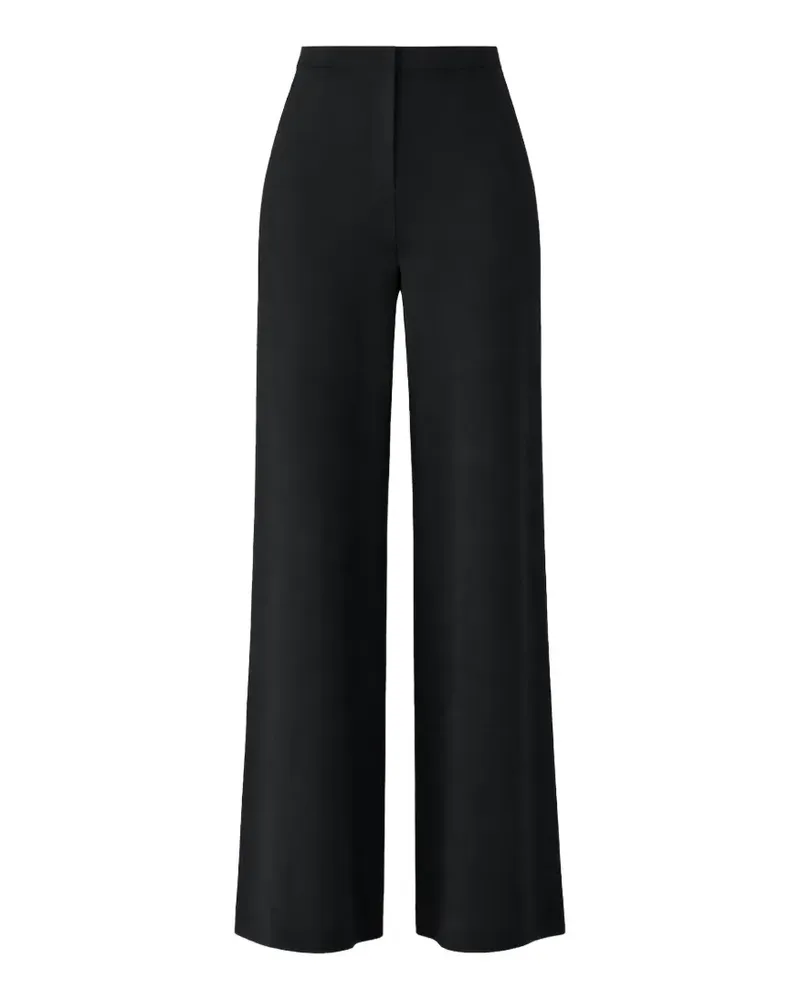 Gloria Coelho high-waisted straight-leg trousers - Schwarz Schwarz