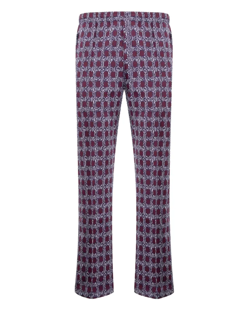NEEDLES Jogginghose mit Jacquardmuster - Violett Violett