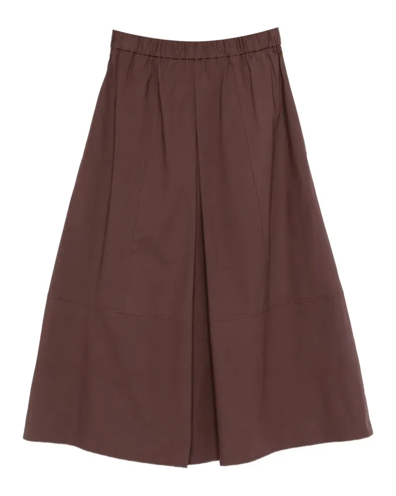 Antonelli Firenze elasticated-waistband midi skirt - Braun Braun