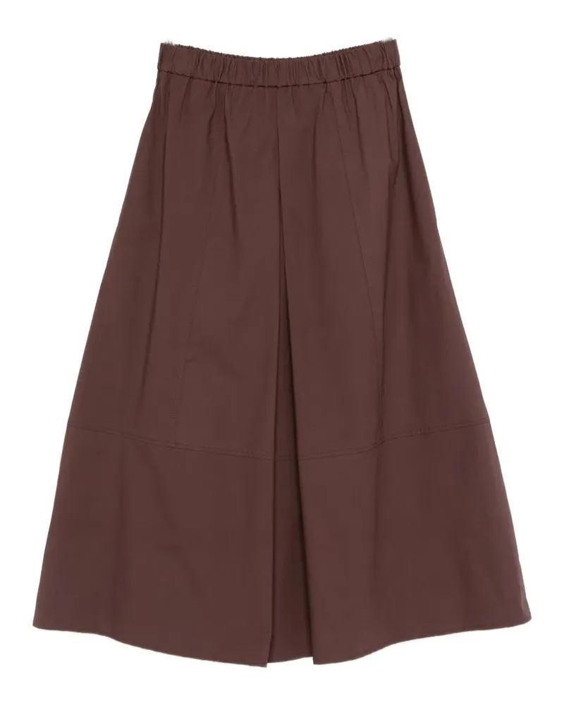 Antonelli Firenze elasticated-waistband midi skirt - Braun Braun