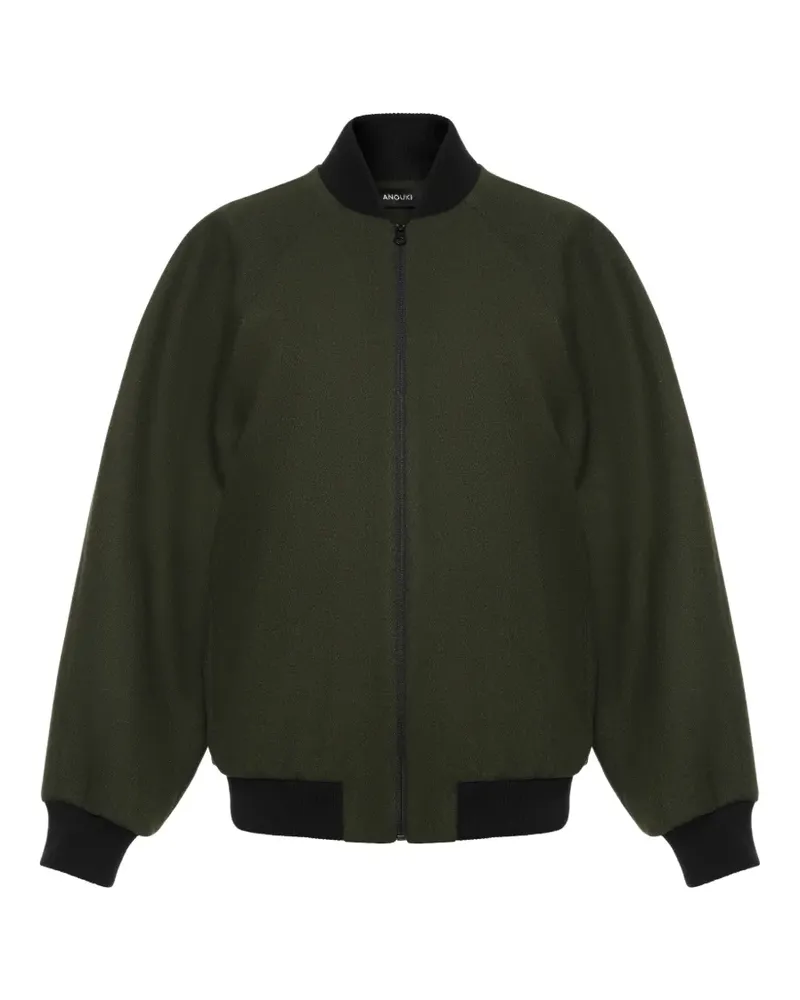 ANOUKI zip-up bomber jacket - Grün Grün